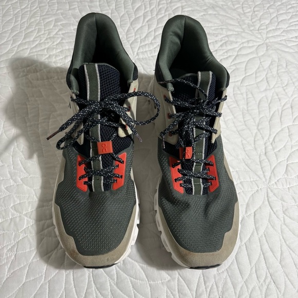 On Running Men's Sneakers - Gray, Black, Red size 12.5 - Picture 5 of 13